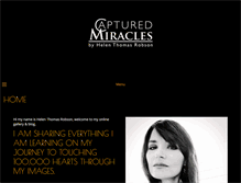 Tablet Screenshot of capturedmiracles.org